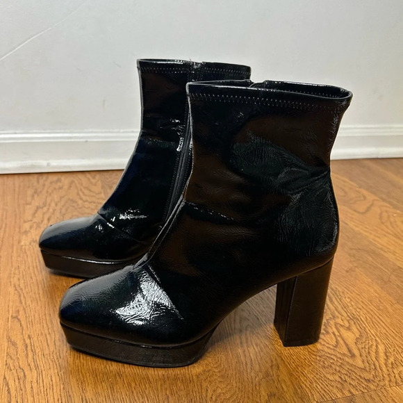 Impo Black Ankle Boots - Picture 15 of 16